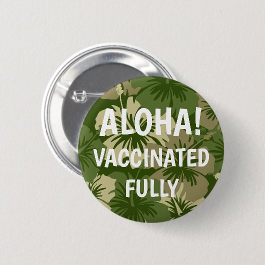 エピックハイビスカスハワイアンフローラアロハワクチン 缶バッジ (正面&裏面)