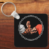 エピックハンドシェイクスワールブロハンドシェイクボディビルFi キーホルダー (正面)