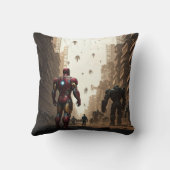 『エピックバトル装飾用クッション:ヒーローvs.マシン』 クッション (裏面)