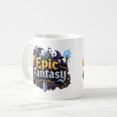 エピックファンタジー ラバー コーヒーマグカップ (正面左)
