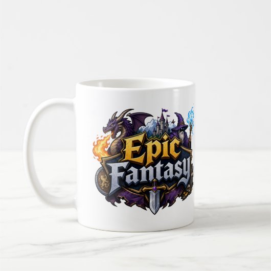 エピックファンタジー ラバー コーヒーマグカップ (左)