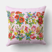 エピックフローラフラワーコレクションプリント クッション (裏面)
