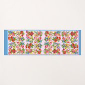 エピックフローラフラワーコレクションプリント ヨガマット (正面(横))