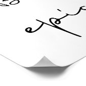 エピックブラックフォント ポスター (角)