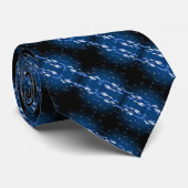 エピックブルークラウズファンタジーサテンストライプ ネクタイ (ロール)