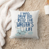 エピックライターライフ荷車を引く作家プロセスのモットー クッション (ブランケット)