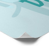 エピックレトロソックホップモンキーマンガキャラクター ポスター (角)