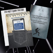 エピックロック転が&バースデータパーティーサンキューカード サンキューカード