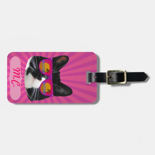 エピック子猫インシェード ラゲッジタグ (正面横)