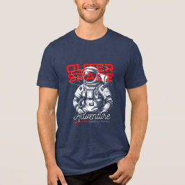 エピック宇宙冒険宇宙飛行士SF男女兼用 トライブレンドTシャツ