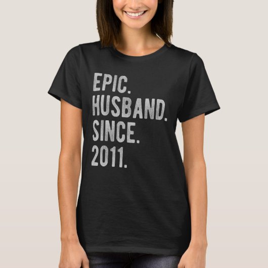 エピック結婚夫の11thアニバーサリー tシャツ (正面)