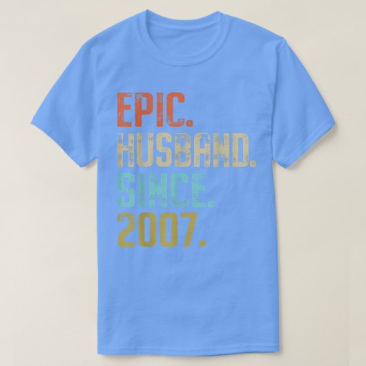 エピック結婚夫の14周年 Tシャツ (デザイン正面)