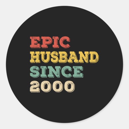 エピック結婚夫23周年記念 ラウンドシール (正面)