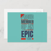 エピック誇りを持ったチームワークオフィスのメンバー ポストカード (正面/裏面)