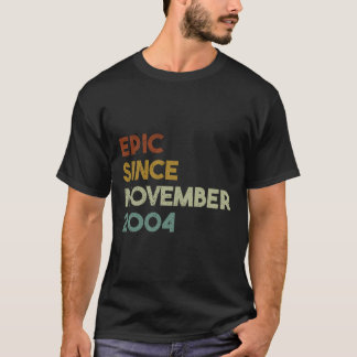 エピック2004年11月16日誕生日ギフト16年 Tシャツ