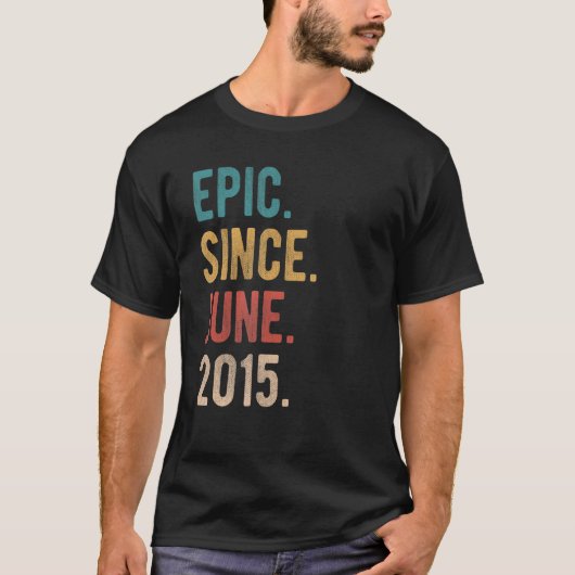 エピック2015年6月以来7歳Bday 7誕生日 Tシャツ (正面)