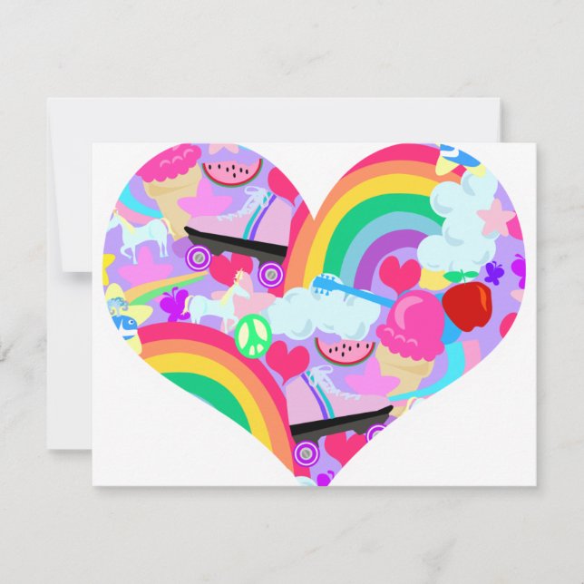 エピック80年代の爆発ハート (正面)