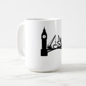エピック ロンドン 時計塔 橋 建設 コーヒーマグカップ (正面左)