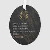 エピテトスの偉大さのレシピ オーナメント (正面)