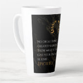 エピテトスの偉大さのレシピ カフェラテマグ (左アングル)