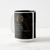 エピテトスの偉大さのレシピ ツートーンマグカップ (正面左)