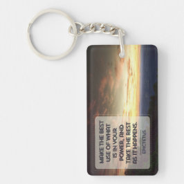 エピテトス感動的引用文最高の「使用」 キーホルダー