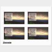 エピテトス感動的引用文最高の「使用」 長方形シール (シート)