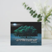 エピテトス感動的引用文「学」 ポストカード (スタンド正面)