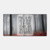 エピテトス感動的引用文「適応」 デスクマット (正面)