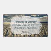 エピテトス「やれ」感動的引用文 デスクマット (正面)