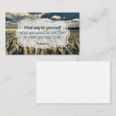 エピテトス「やれ」感動的引用文 ノートカード (正面/裏面)