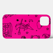 エピファニークリスマスの魔女ベファナピンク Case-Mate iPhoneケース (裏面 (横))