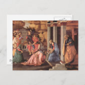 エピファニーバイボッティチェリ ポストカード (正面/裏面)