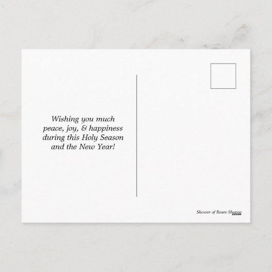 エピファニー三王の饗宴 シーズンポストカード (裏面)