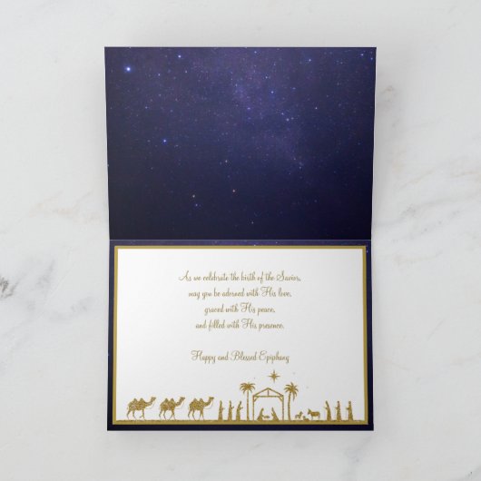エピファニー三王正統ビザンチンカトリック カード (内部)
