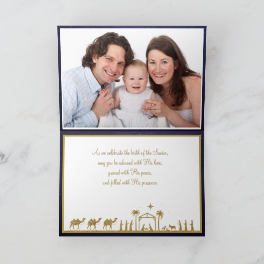 エピファニー三王正統ビザンチン写真 カード (内部)