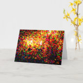 「エピファニー」のグリーティングカードの複製 カード (黄色い花)