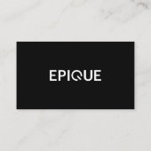 エピーク・ホワイト・モダン名刺 名刺 (裏面)
