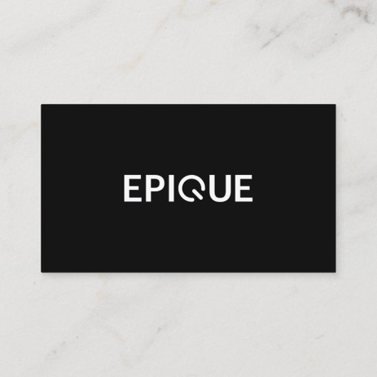 エピーク・ホワイト・モダン名刺 名刺 (裏面)