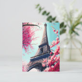 エフィールタワーイン春 ポストカード (スタンド正面)