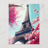 エフィールタワーイン春 ポストカード (正面)