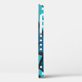 エフェクトグランジヴィンテージ布パターン Case-Mate iPhoneケース (裏面 / 左)