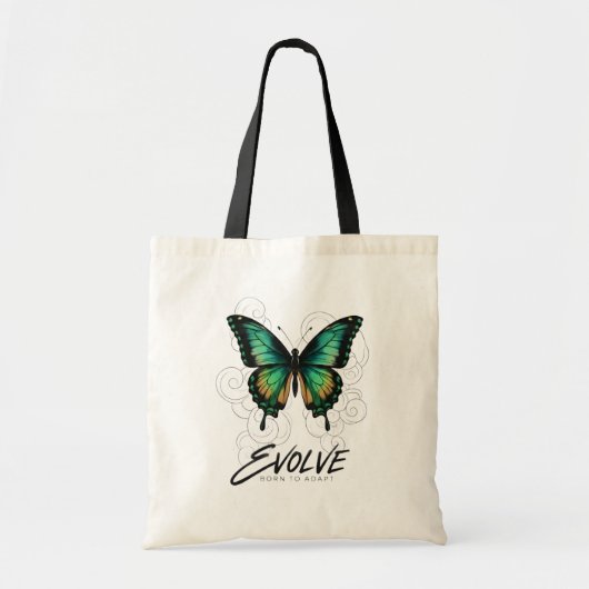 エフェクトバタフライ "EVOLVE" トートバッグ (正面)