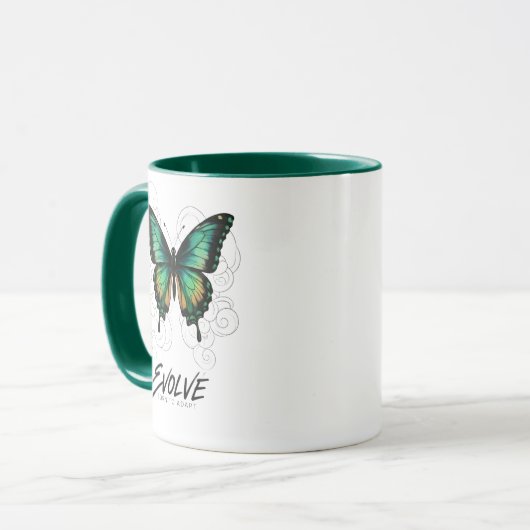 エフェクトバタフライ "EVOLVE" マグカップ (正面左)