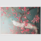 エフェクトホワイトクジャク、桜の木 薄葉紙 (正面)