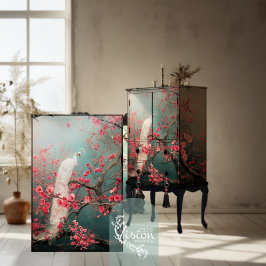 エフェクトホワイトクジャク、桜の木 薄葉紙
