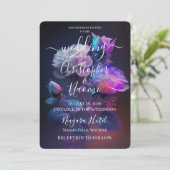 エフェクト:優美なピンクのバラ 招待状 (スタンド正面)