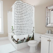 エフェシア人3鳥オードゥボン野生生物シャワーカーテン シャワーカーテン (インサイチュ)