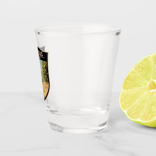 エフェソスターキートラベルアートヴィンテージ ショットグラス (右)