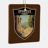 エフェソスターキートラベルアートヴィンテージ セラミックオーナメント (右)